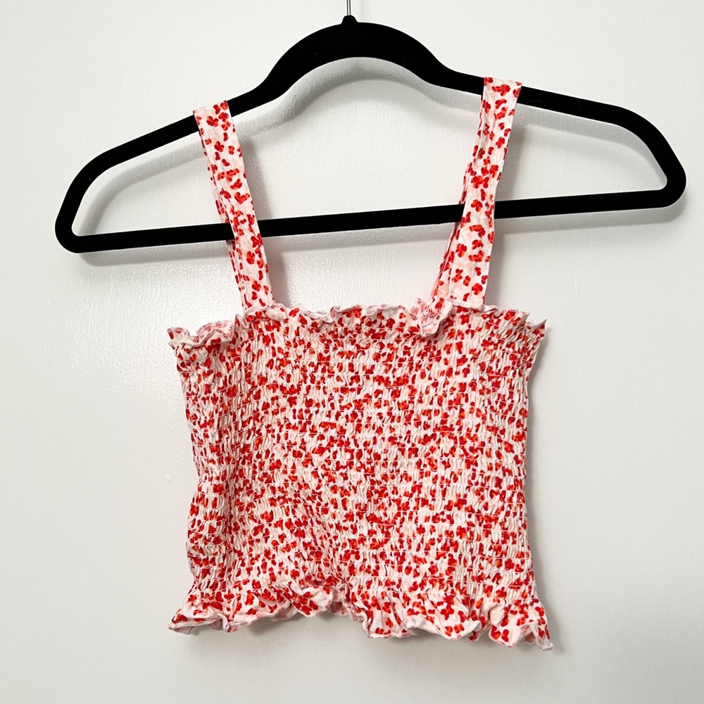 Pacsun Smocked Floral Top